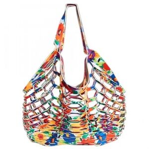 Frances Valentine Multicolor Floral Tote